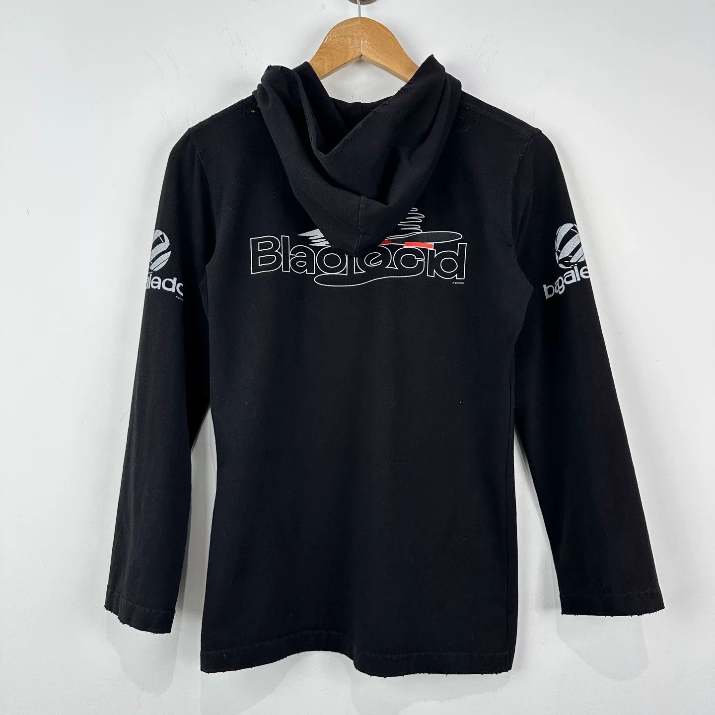 Balenciaga Balenciaga Logo Hoodie Black Size M Size US M / EU 48-50 / 2 - 2 Thumbnail