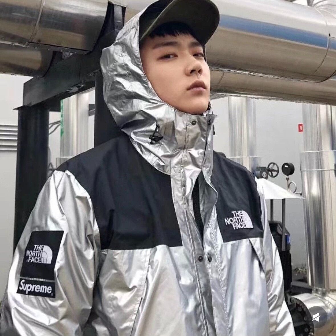Supreme Supreme The North Face Metallic Shell Jacket Size US L / EU 52-54 / 3 - 8 Thumbnail