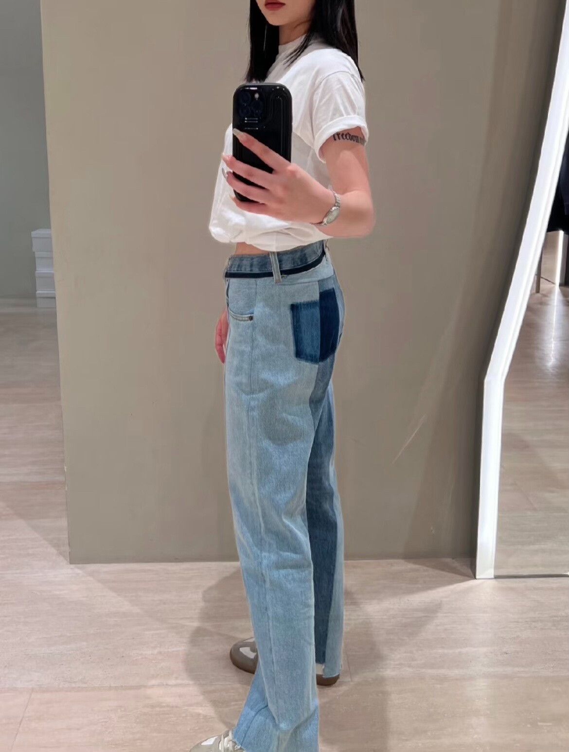 Maison Margiela Maison Margiela Patchwork Denim Trousers Size 36" / US 14 / IT 50 - 6 Thumbnail