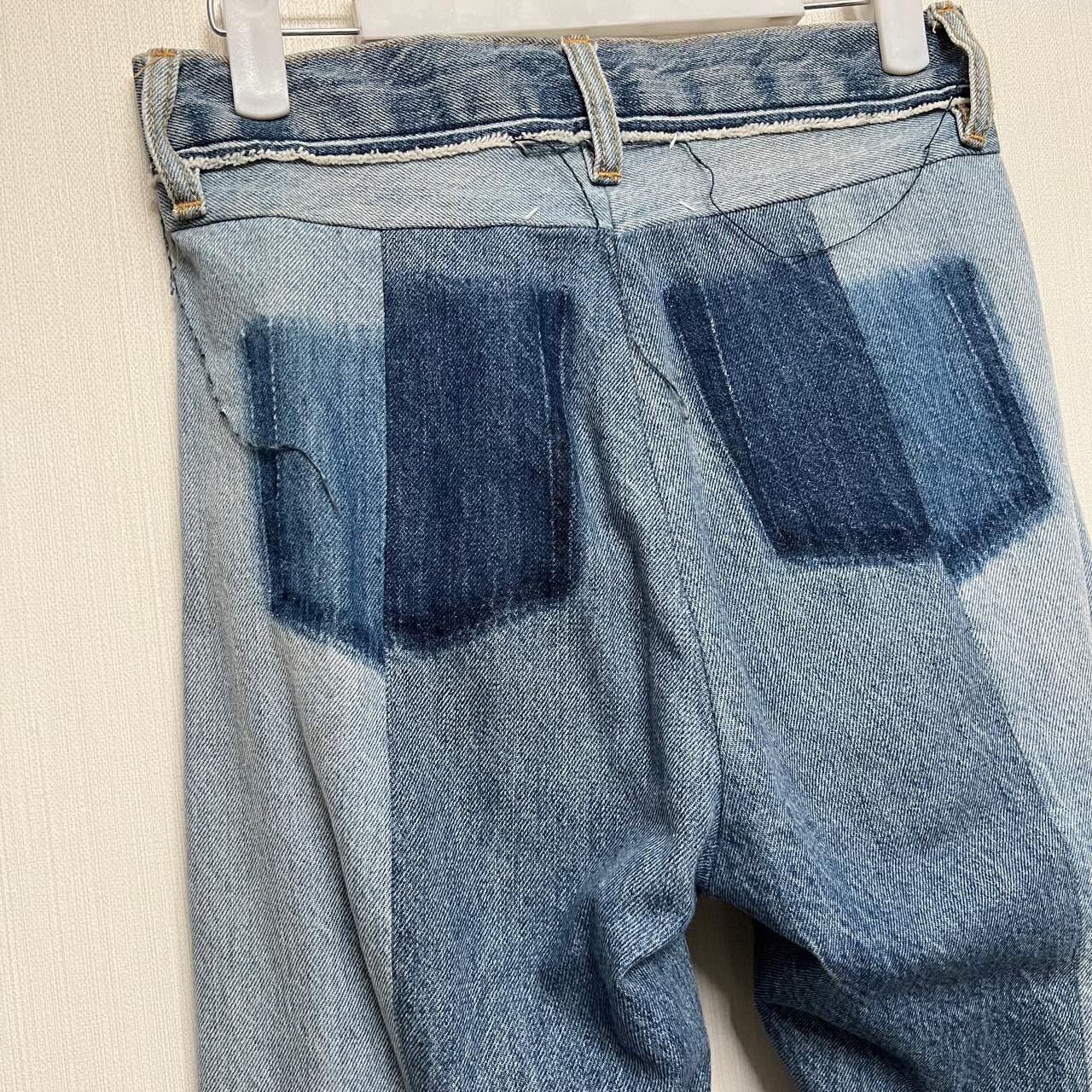 Maison Margiela Maison Margiela Patchwork Denim Trousers Size 36" / US 14 / IT 50 - 3 Thumbnail