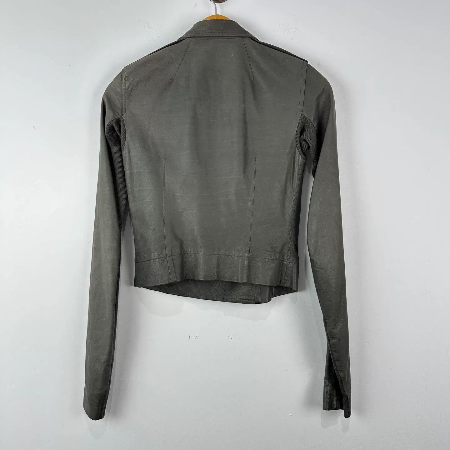 Rick Owens Rick Owens Brown Leather Biker Jacket Size US S / EU 44-46 / 1 - 2 Thumbnail