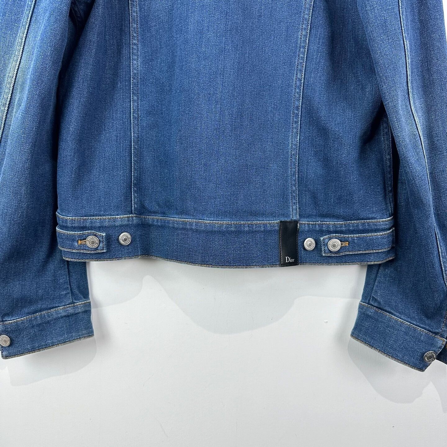 Dior Dior Logo Denim Jacket Size 52 Size US L / EU 52-54 / 3 - 5 Thumbnail
