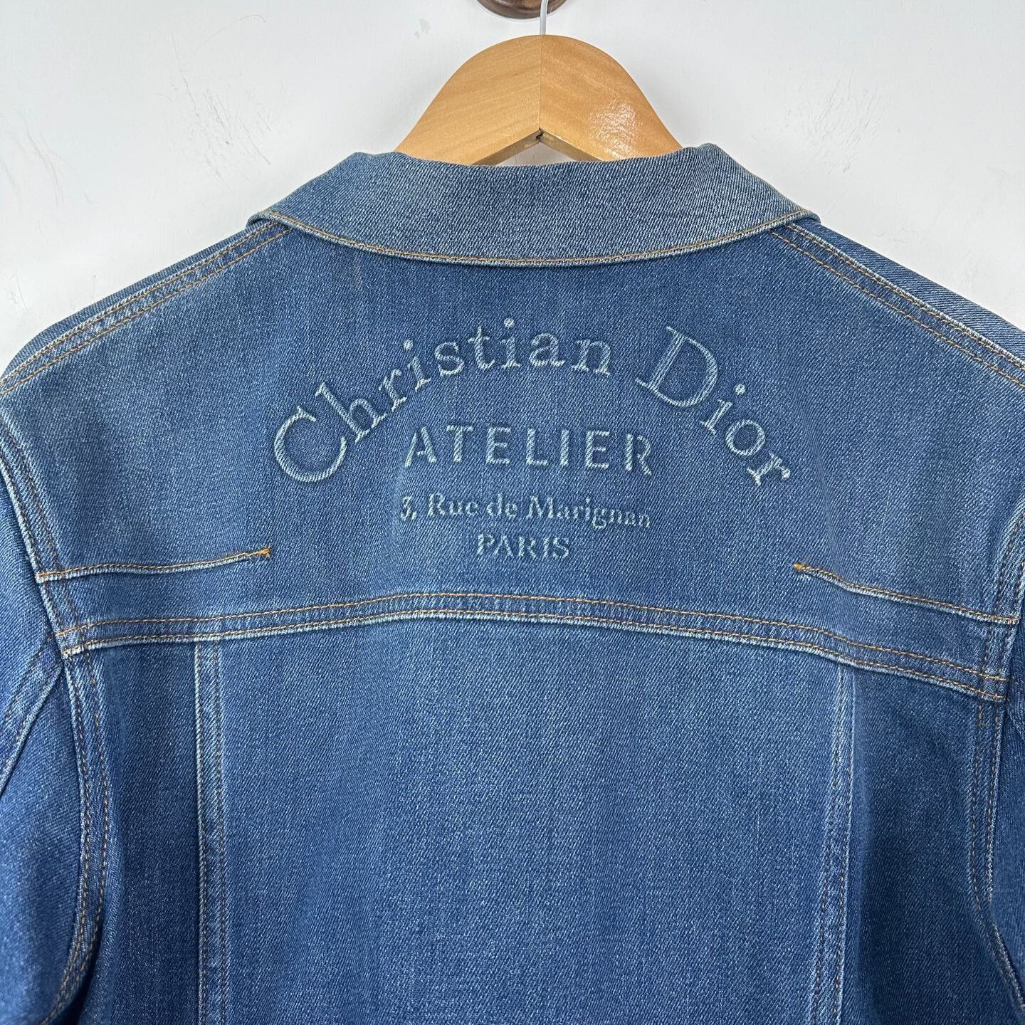 Dior Dior Logo Denim Jacket Size 52 Size US L / EU 52-54 / 3 - 4 Thumbnail