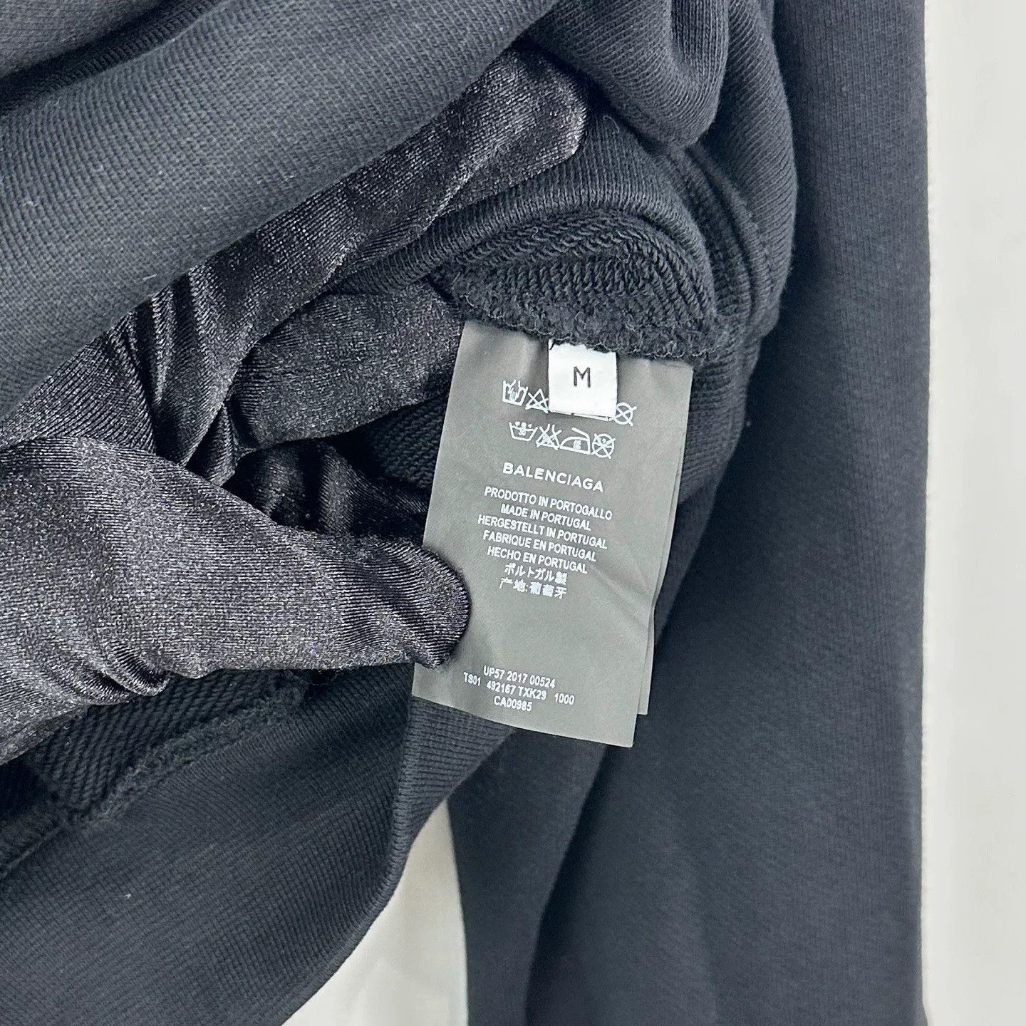 Balenciaga Balenciaga Logo Hooded Sweatshirt M Size Size US M / EU 48-50 / 2 - 5 Thumbnail