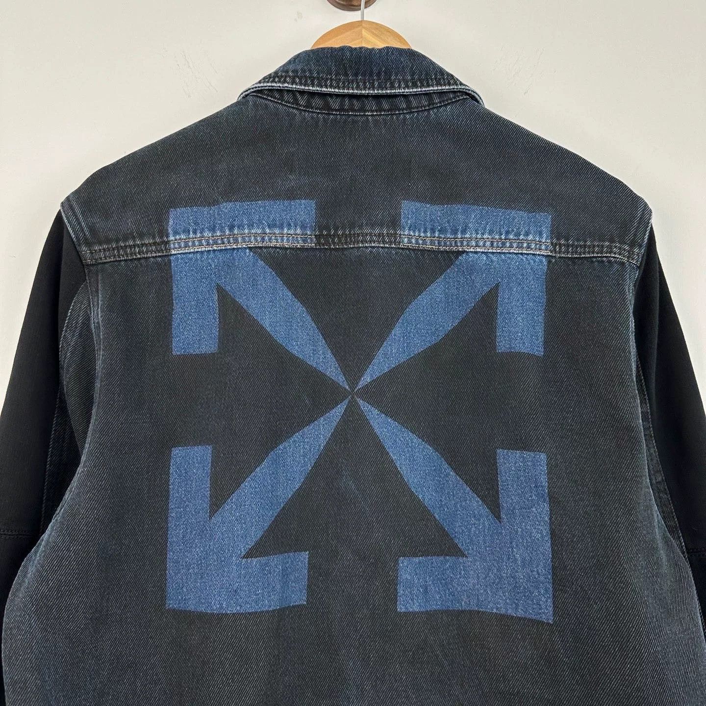 Off-White Off-White Arrow Washed Denim Jacket Size US M / EU 48-50 / 2 - 4 Thumbnail