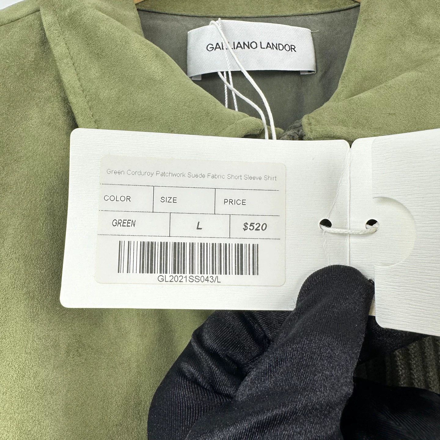John Galliano Galliano Landor Suede and Corduroy Shirt Size US L / EU 52-54 / 3 - 5 Thumbnail