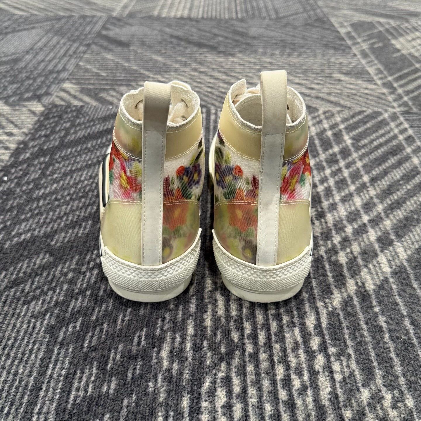 Dior Dior B23 Floral High-Top Sneakers Size US 8 / EU 41 - 3 Thumbnail