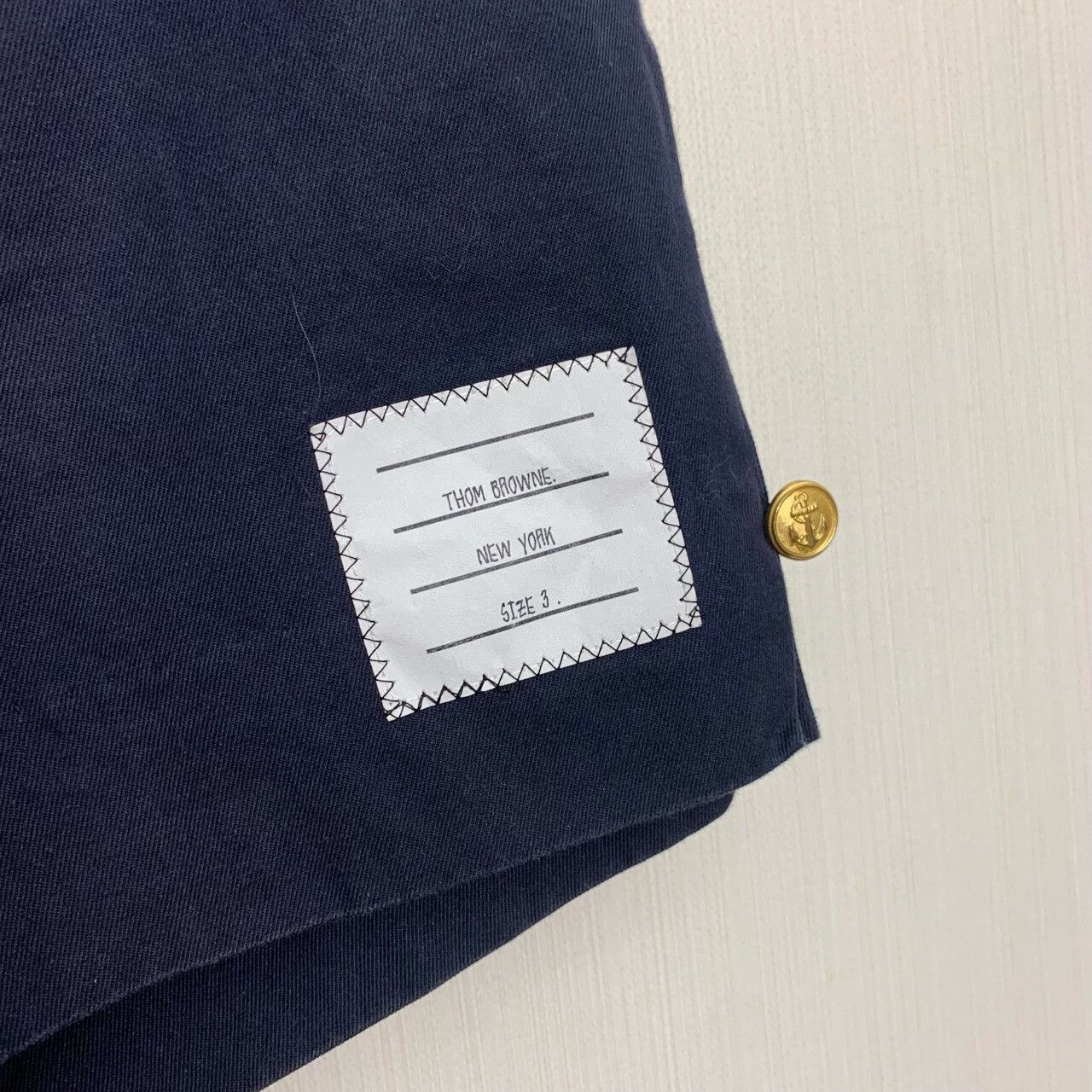 Thom Browne Thom Browne Navy Shorts with Gold Buttons Size US 30 / EU 46 - 5 Thumbnail