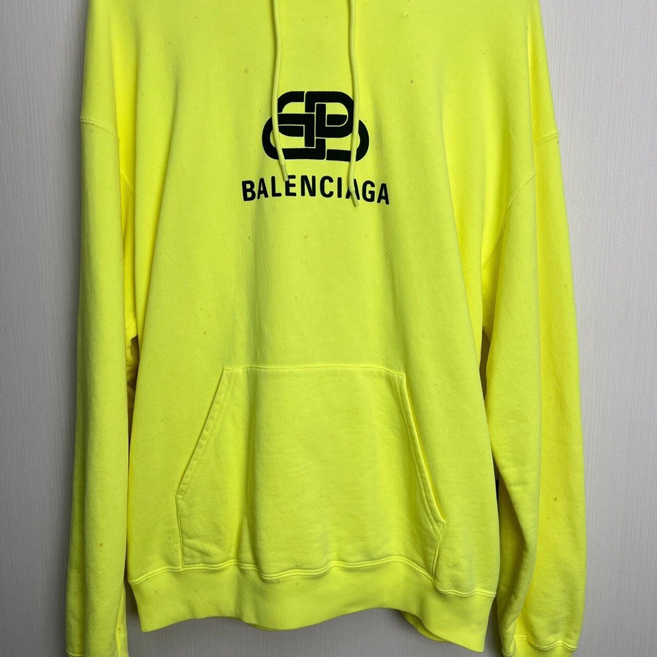 Balenciaga Balenciaga Neon Green Hoodie Size M Size US M / EU 48-50 / 2 - 3 Thumbnail