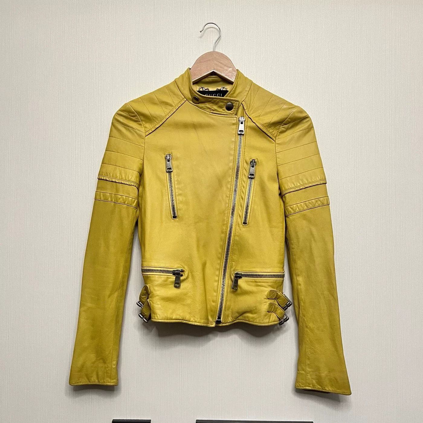 Gucci Gucci Leather Jacket Size 40 Size S / US 4 / IT 40 - 2 Thumbnail