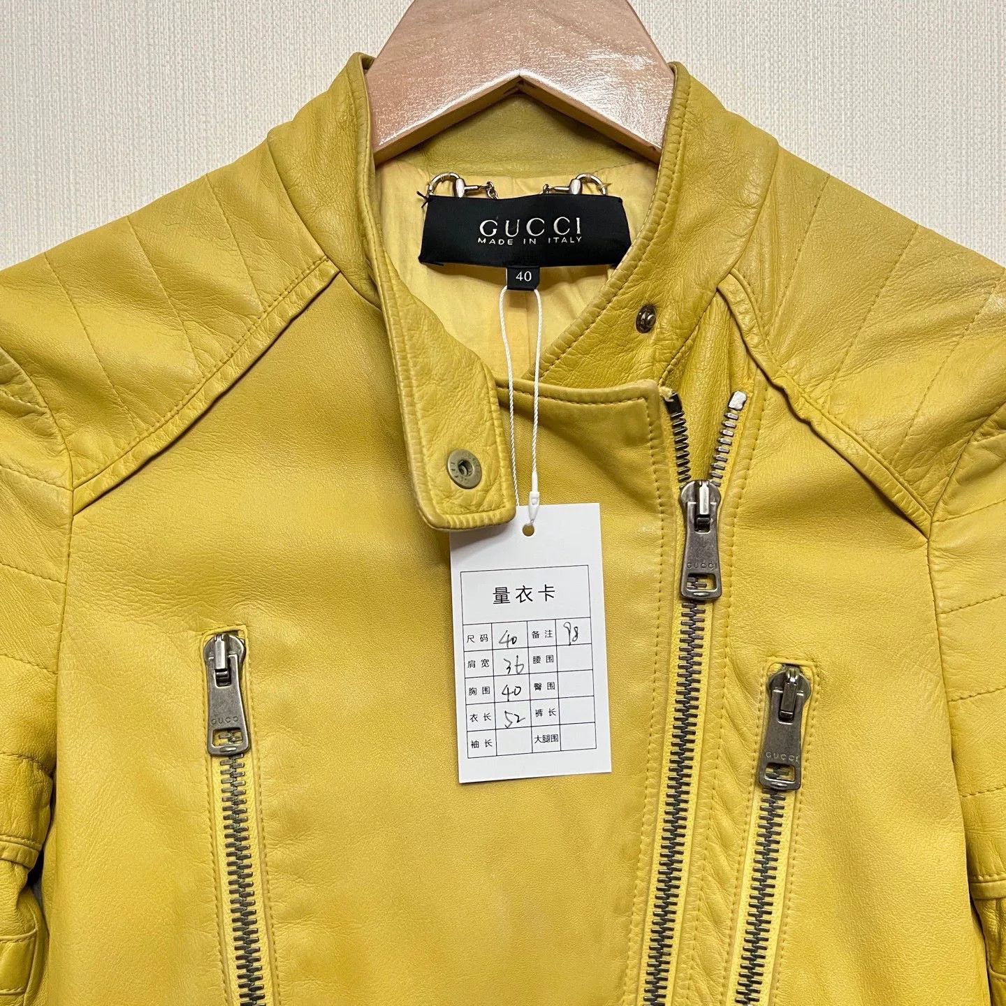 Gucci Gucci Leather Jacket Size 40 Size S / US 4 / IT 40 - 5 Thumbnail