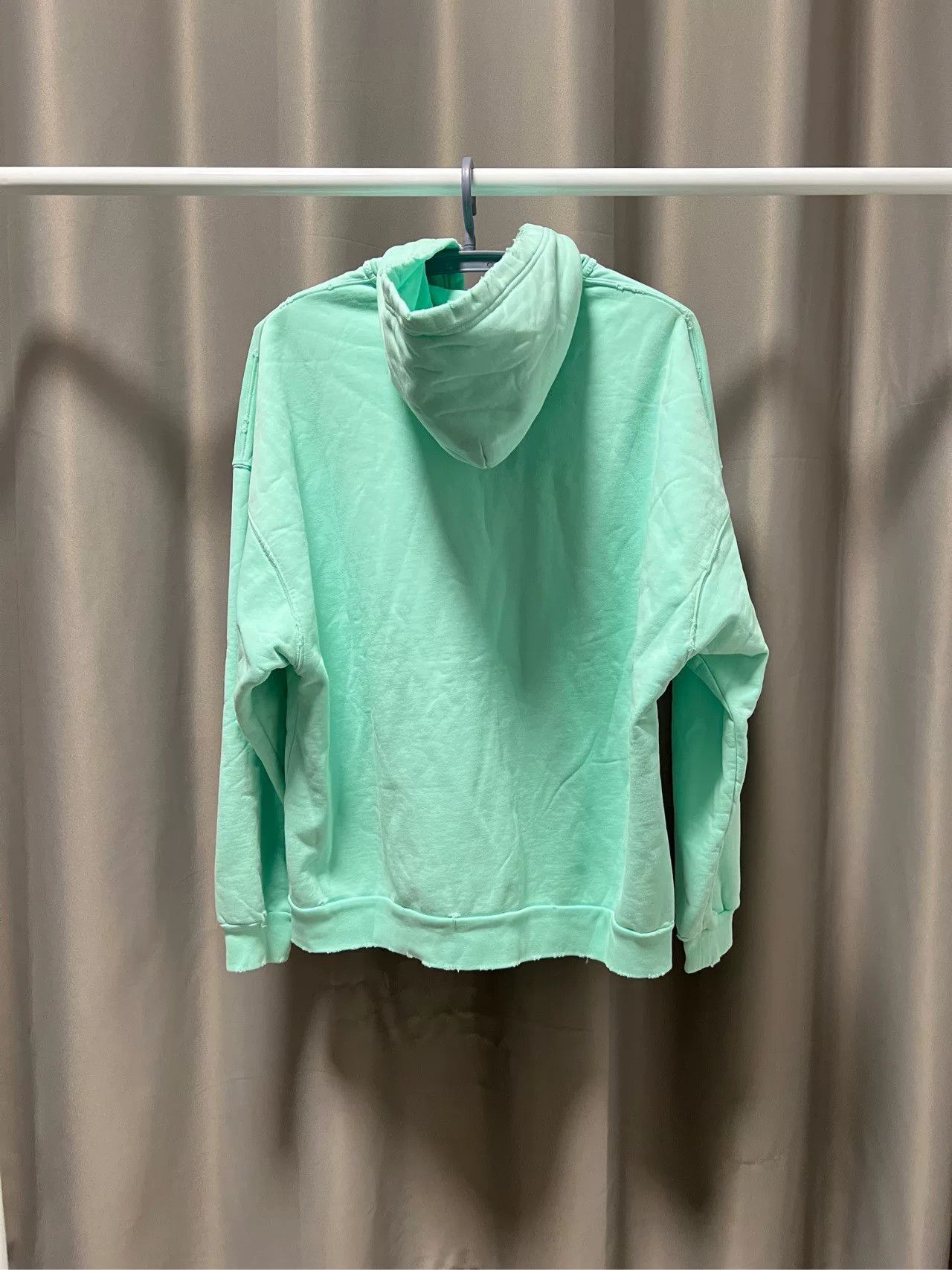 Balenciaga Balenciaga Mint Green Zip Hoodie Size M / US 6-8 / IT 42-44 - 2 Thumbnail
