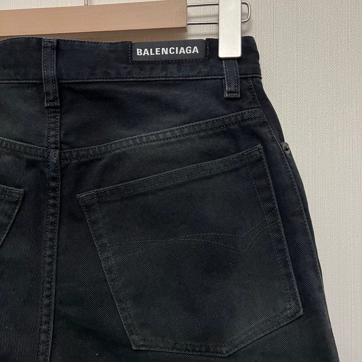 Balenciaga Balenciaga Bootcut Black Denim Jeans Size 26" / US 2 / IT 38 - 4 Thumbnail