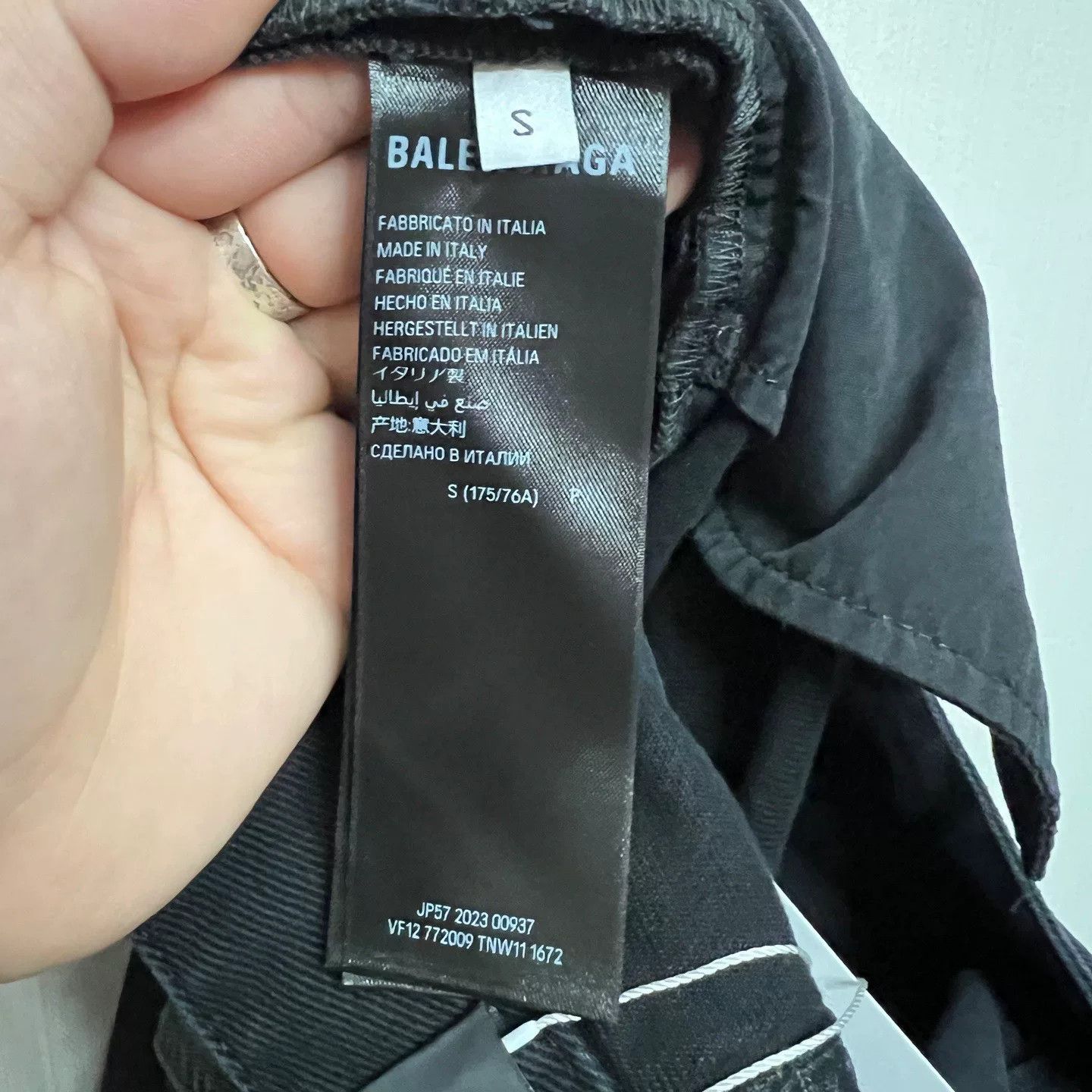 Balenciaga Balenciaga Bootcut Black Denim Jeans Size 26" / US 2 / IT 38 - 5 Thumbnail