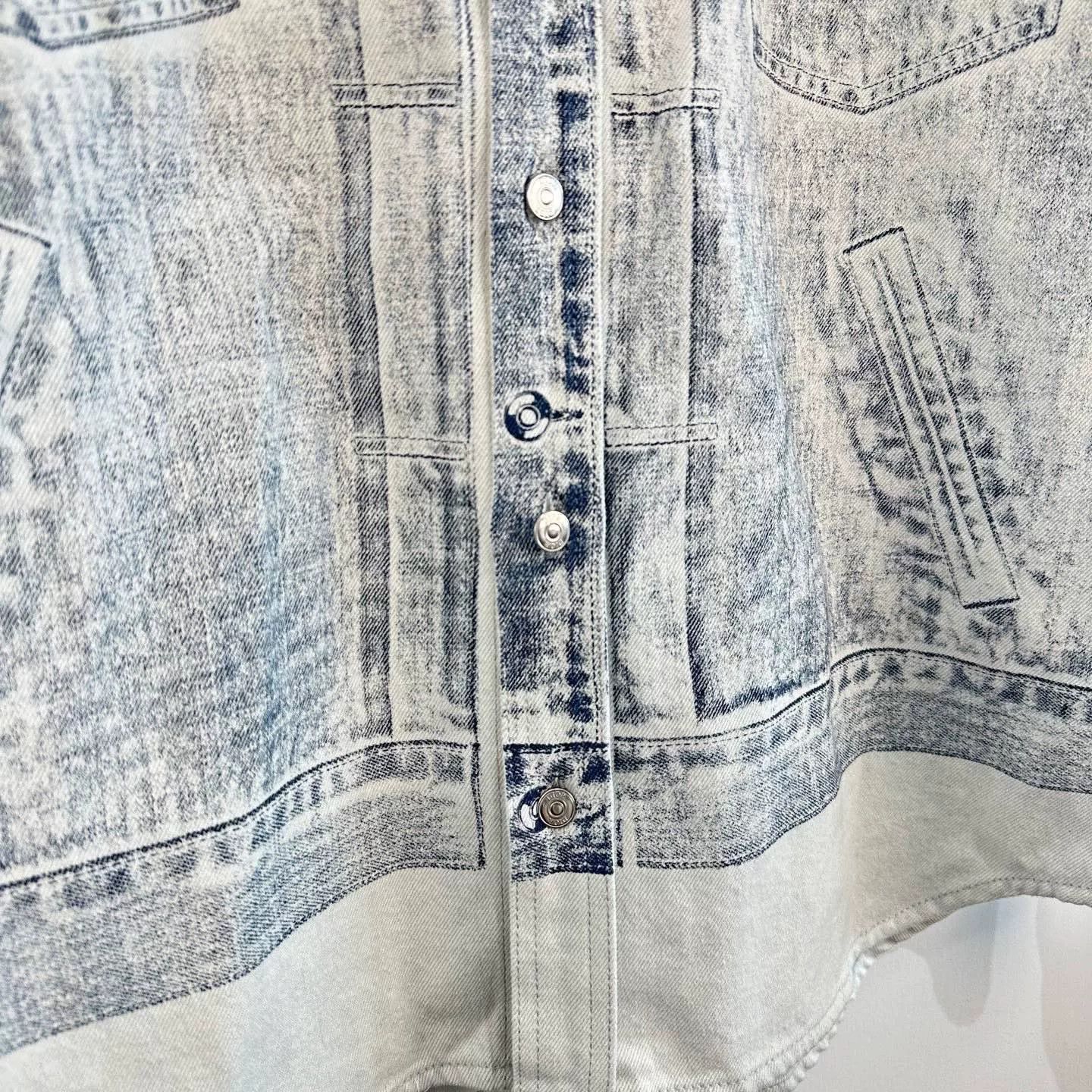 Dior Dior 3D Printed Denim Jacket FW24 Size US XS / EU 42 / 0 - 4 Thumbnail