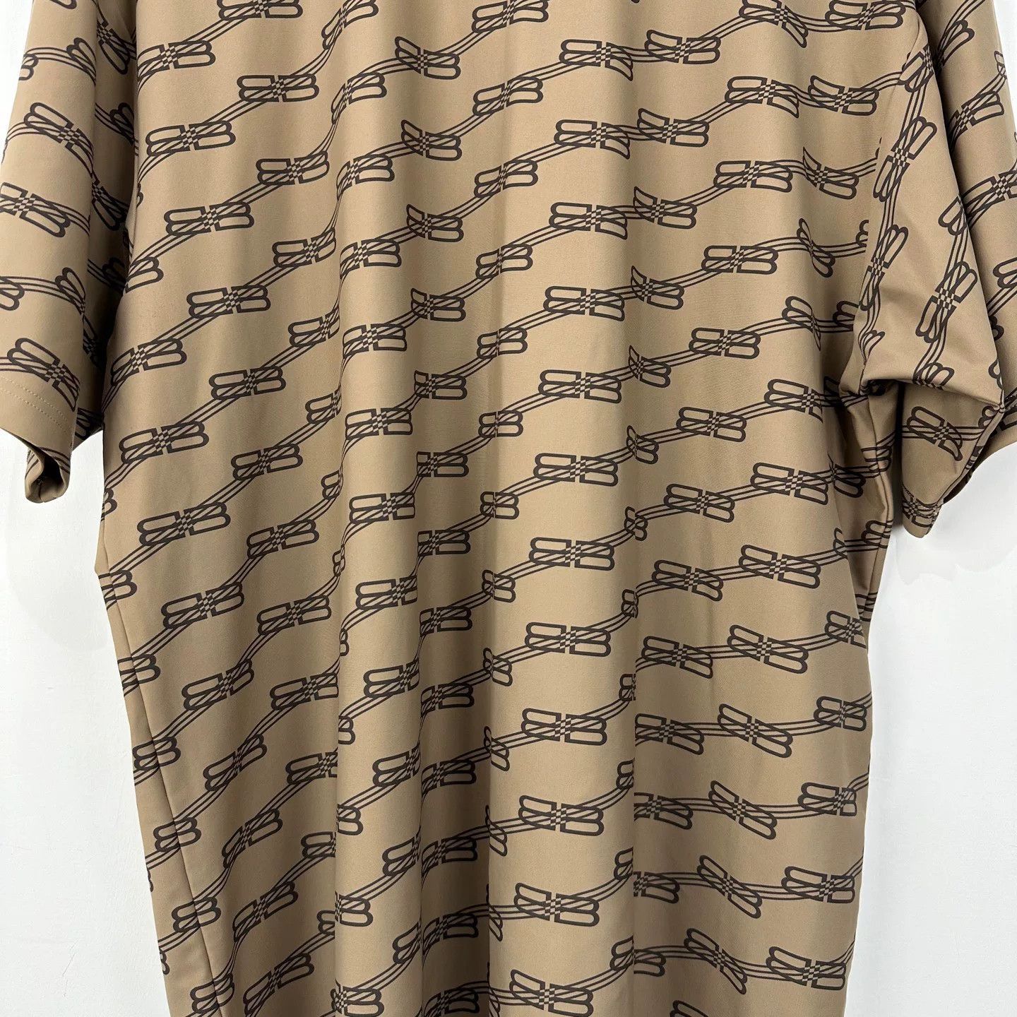 Balenciaga Balenciaga Double B Print Short Sleeve Shirt Size XS / US 0-2 / IT 36-38 - 4 Thumbnail