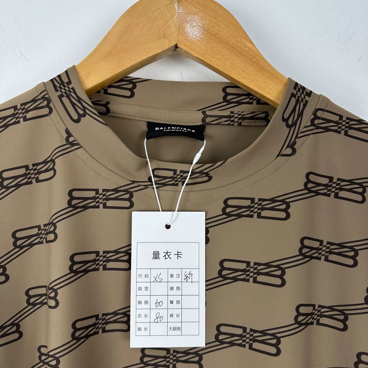 Balenciaga Balenciaga Double B Print Short Sleeve Shirt Size XS / US 0-2 / IT 36-38 - 3 Thumbnail