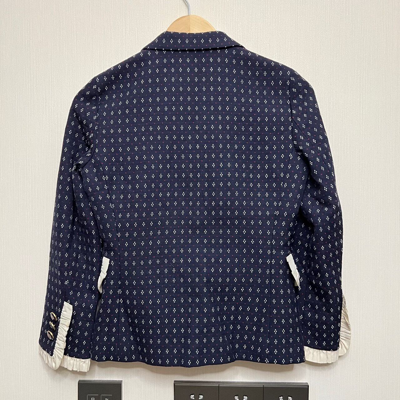 Gucci Gucci Printed Blazer with Lace Trim Size S / US 4 / IT 40 - 2 Thumbnail