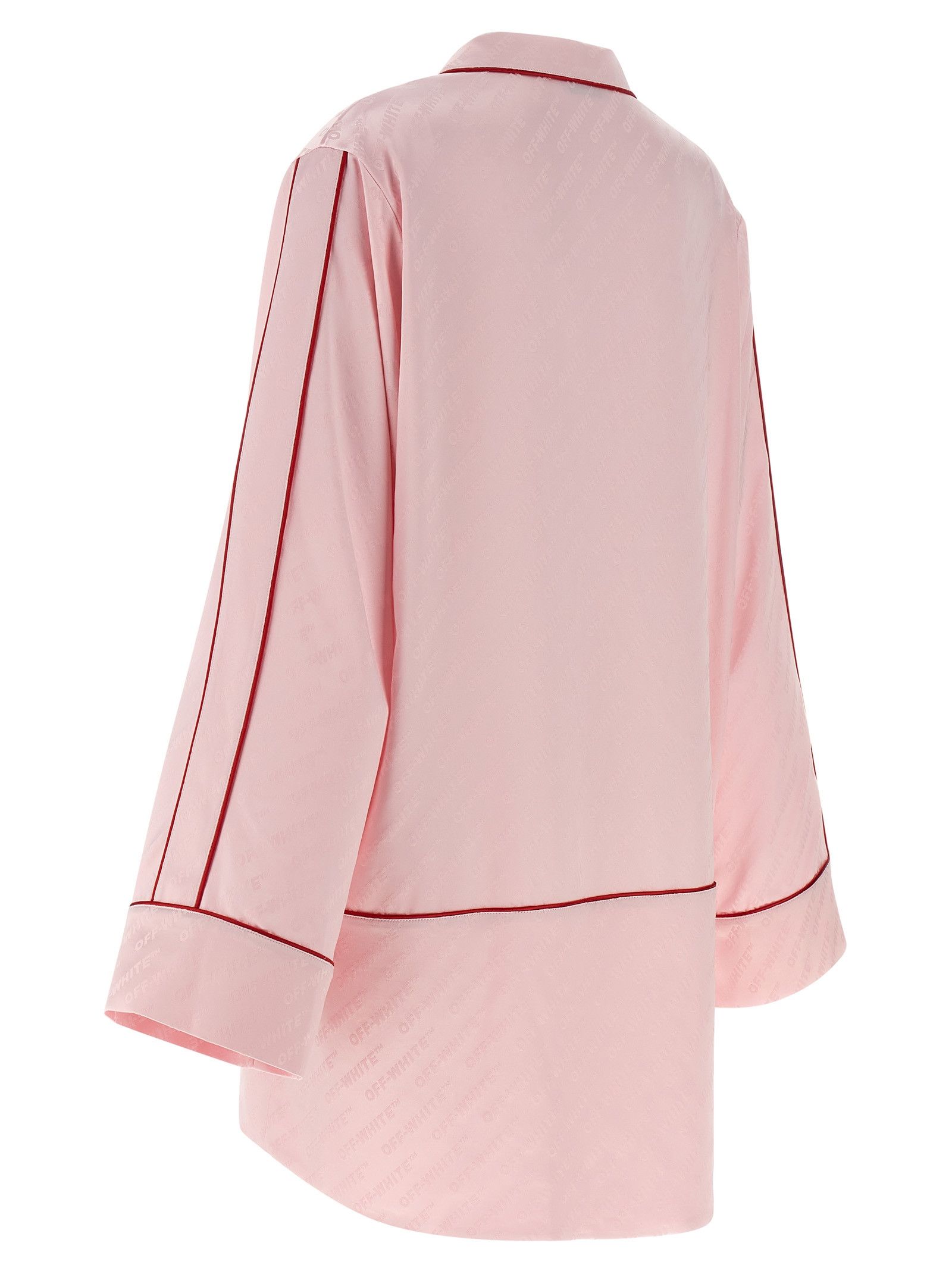 Off-White 'Jacquard Satin New Roxy Pajama' Shirt Size XS / US 0-2 / IT 36-38 - 3 Thumbnail