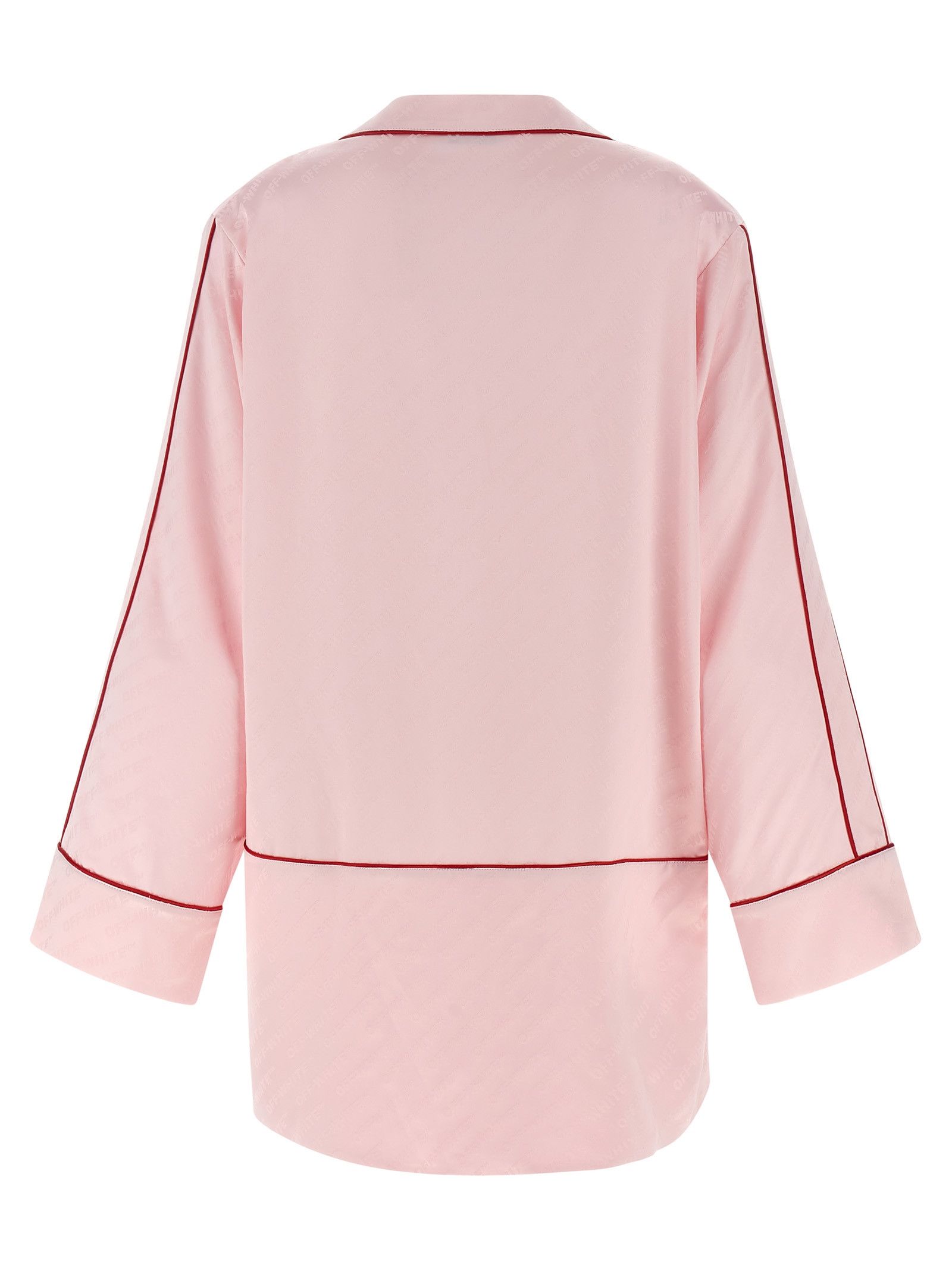 Off-White 'Jacquard Satin New Roxy Pajama' Shirt Size XS / US 0-2 / IT 36-38 - 2 Thumbnail