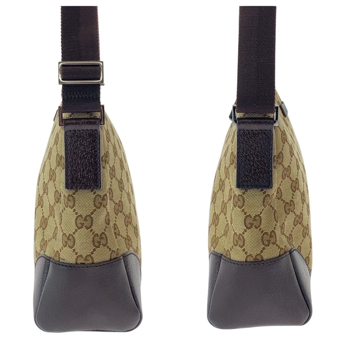 Gucci Gucci Gucci GG Canvas Leather Shoulder Bag Textile Crossbody Bag 114273 DUTY FREE for USA Size ONE SIZE - 5 Thumbnail