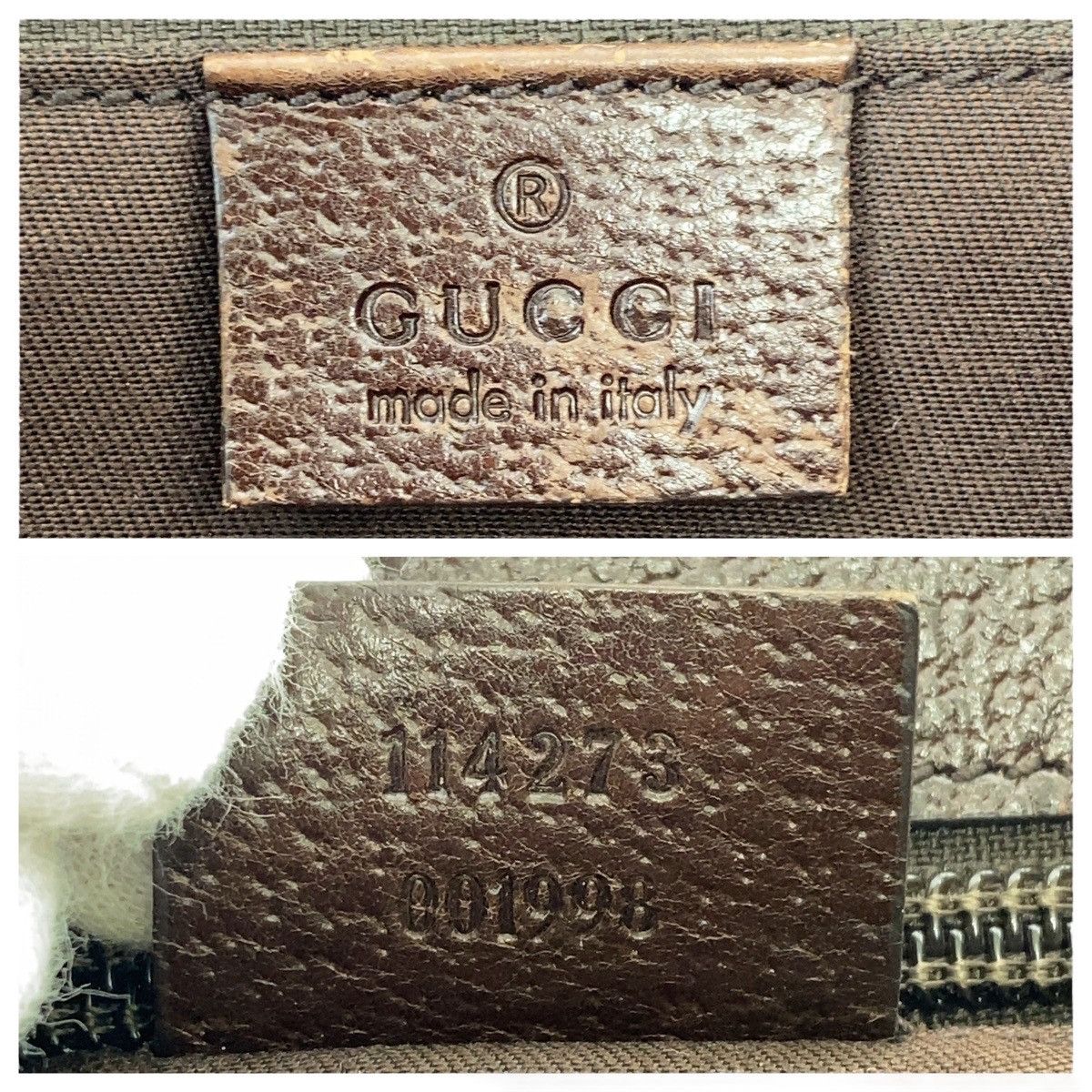 Gucci Gucci Gucci GG Canvas Leather Shoulder Bag Textile Crossbody Bag 114273 DUTY FREE for USA Size ONE SIZE - 7 Thumbnail