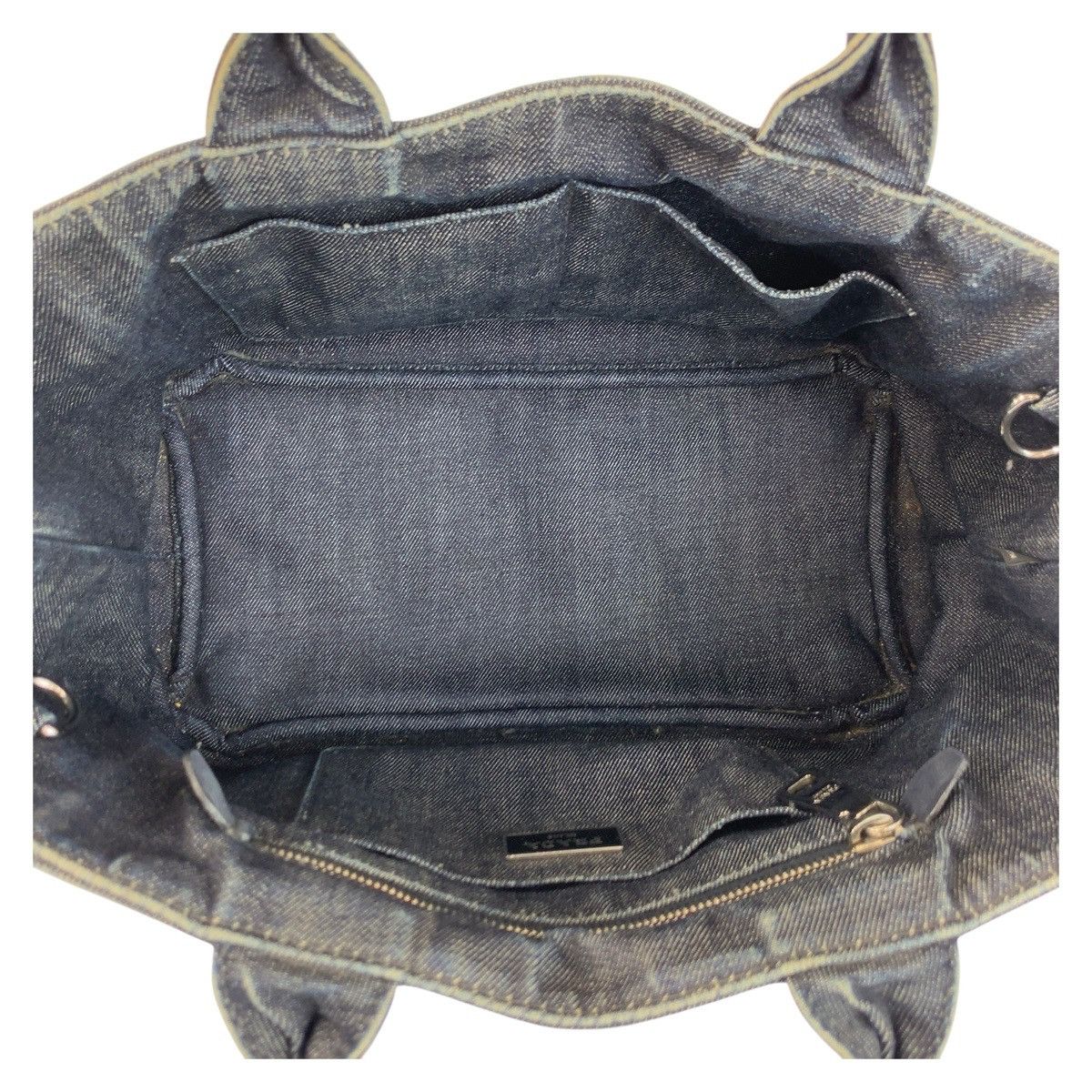 Prada Prada Prada Canapa Denim 2way Bag Textile Shoulder Bag DUTY FREE for USA Size ONE SIZE - 9 Thumbnail