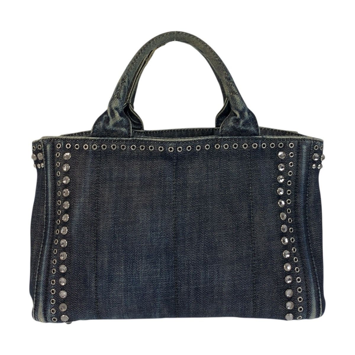 Prada Prada Prada Canapa Denim 2way Bag Textile Shoulder Bag DUTY FREE for USA Size ONE SIZE - 2 Thumbnail