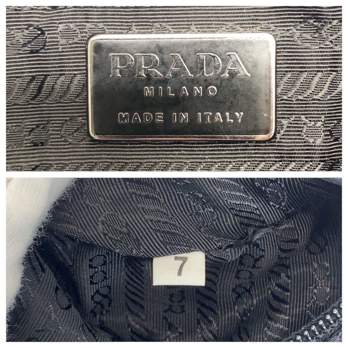 Prada Prada Prada Tessuto Nylon Leather Shoulder Bag Textile Shoulder Bag DUTY FREE for USA Size ONE SIZE - 4 Thumbnail