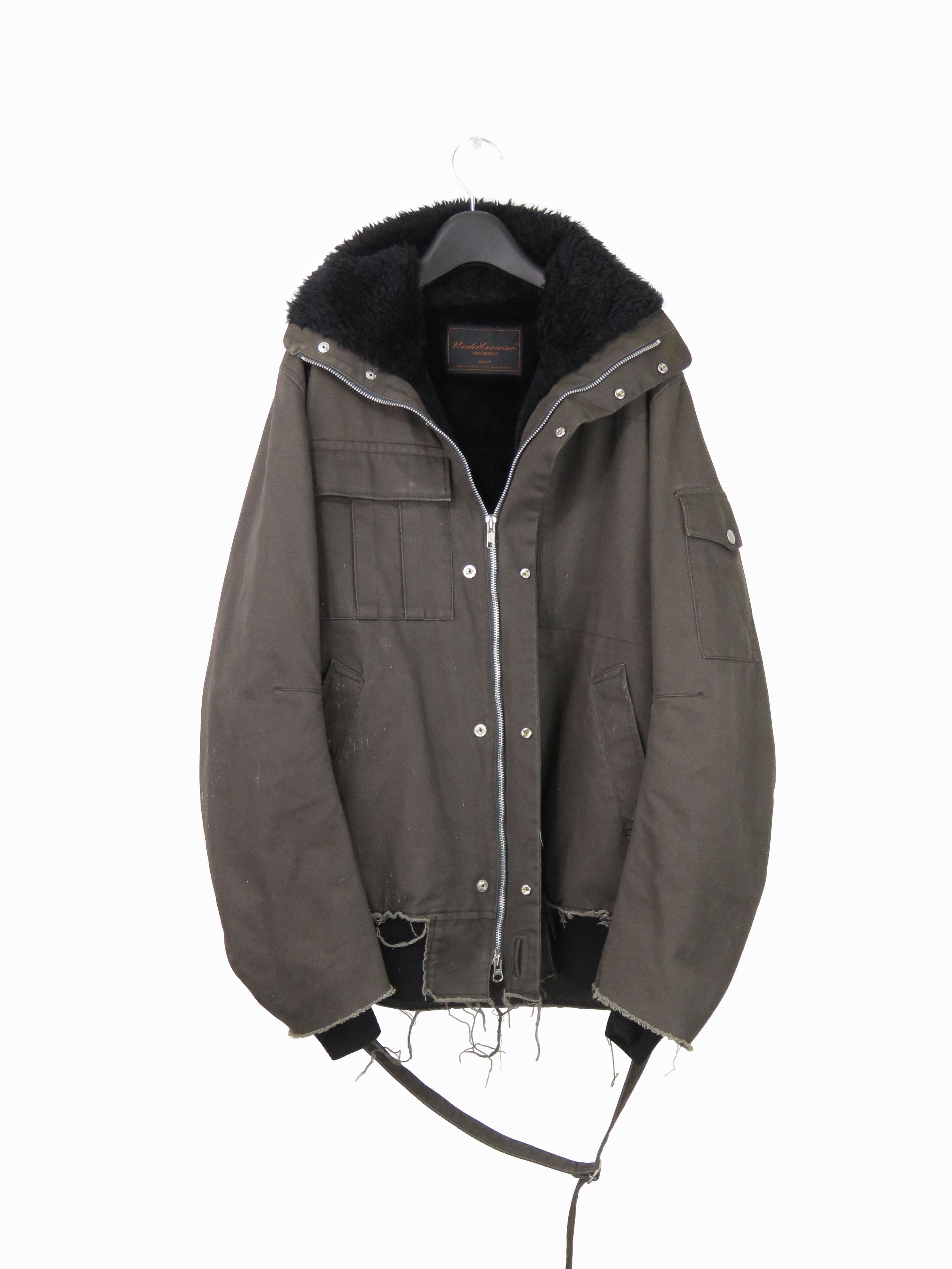 Undercover AW05 Arts and Crafts Distressed Military Fur