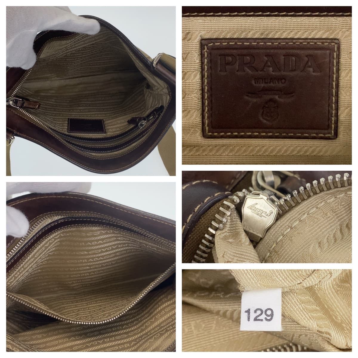 Prada Prada Logo Jacquard Canvas Shoulder Bag Textile Shoulder Bag DUTY FREE for USA