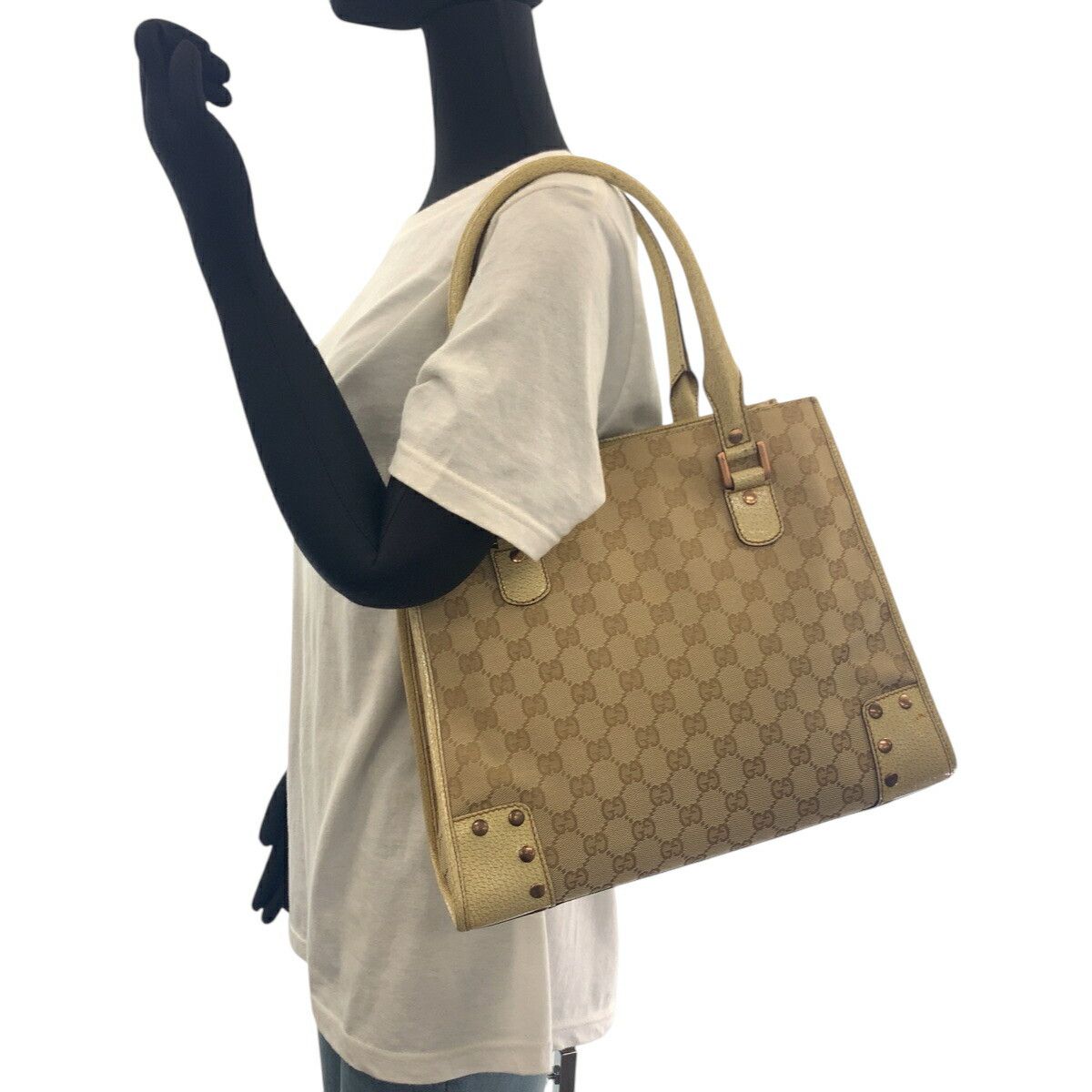 Gucci Gucci Gucci GG Canvas 2way Bag Textile Shoulder Bag 124260 DUTY FREE for USA Size ONE SIZE - 7 Thumbnail