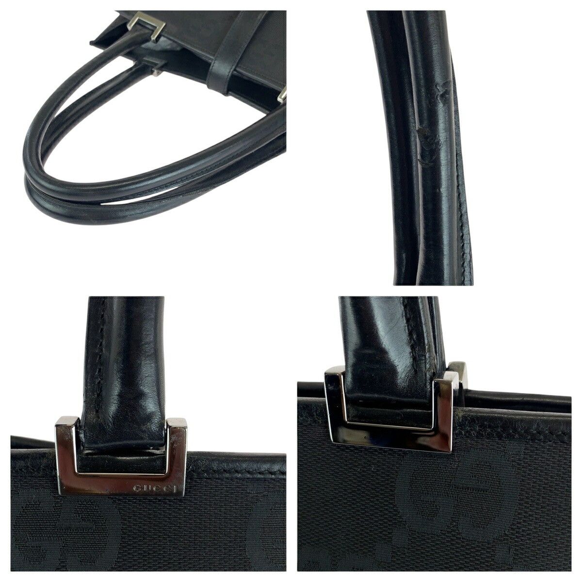 Gucci Gucci Gucci Jackie GG Canvas Tote Bag Textile Tote Bag 002 1064 DUTY FREE for USA Size ONE SIZE - 5 Thumbnail