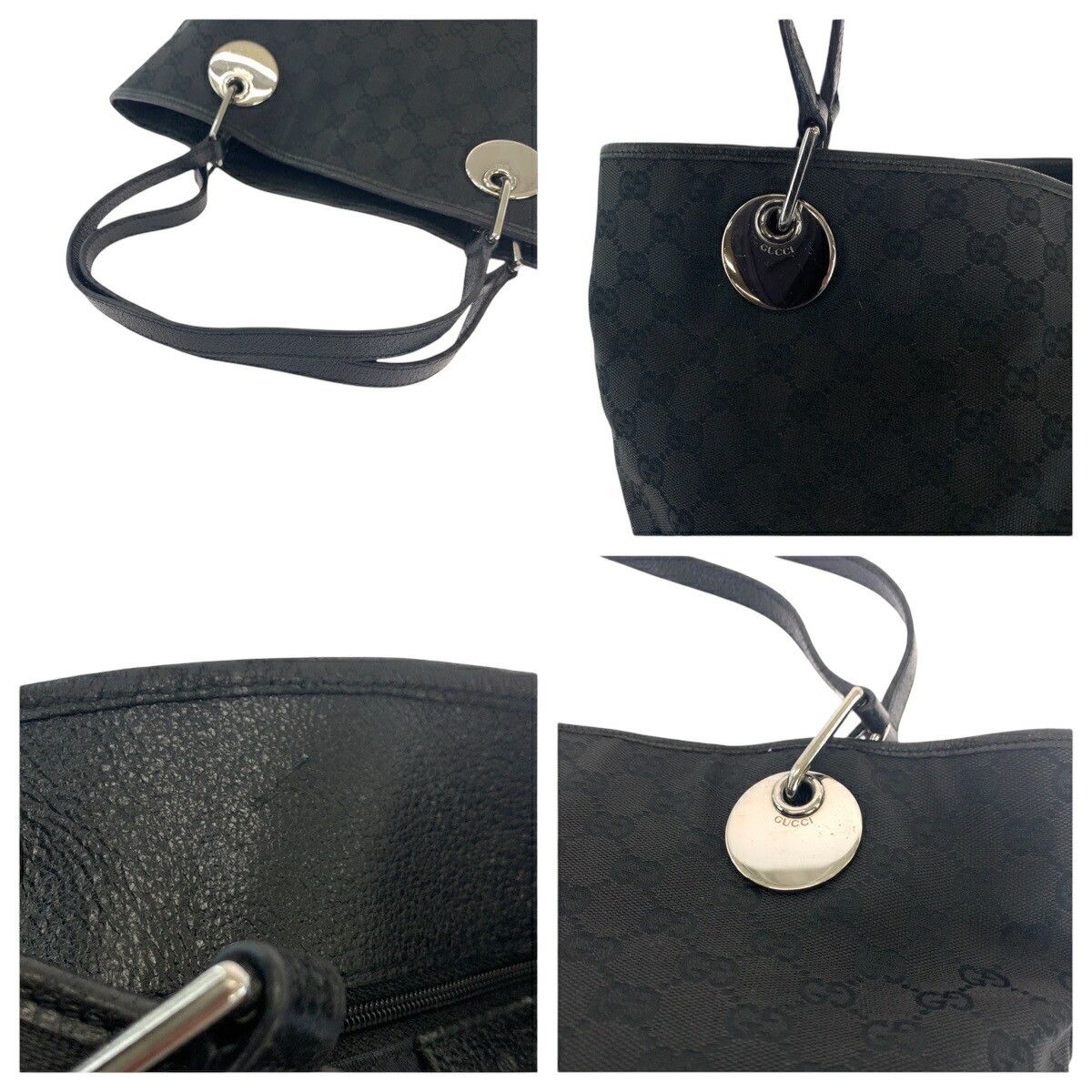 Gucci Gucci GUCCI GG Canvas 2way Tote Bag Textile Shoulder Bag 10836 DUTY FREE for USA Size ONE SIZE - 5 Thumbnail
