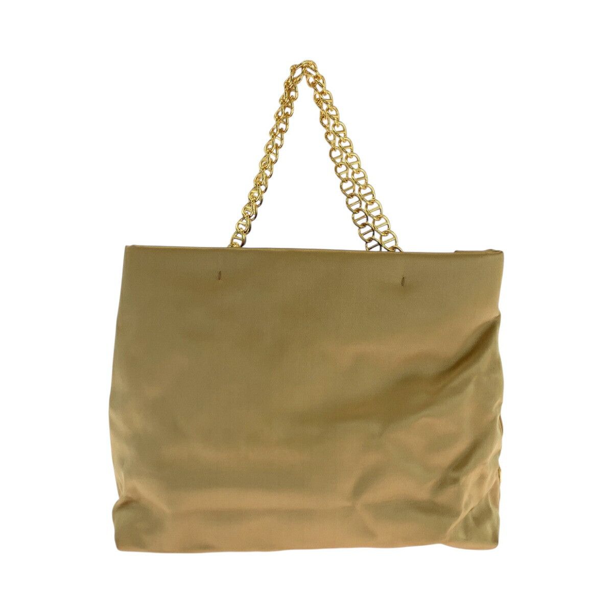 Prada Prada Satin Chain Tote Bag Textile Tote Bag DUTY FREE for USA