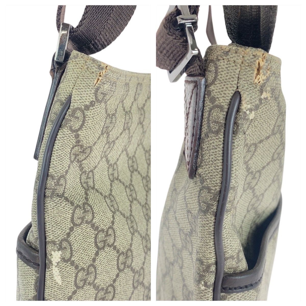 Gucci Gucci Gucci GG Supreme Canvas Shoulder Bag Leather Shoulder Bag 141198 DUTY FREE for USA Size ONE SIZE - 5 Thumbnail