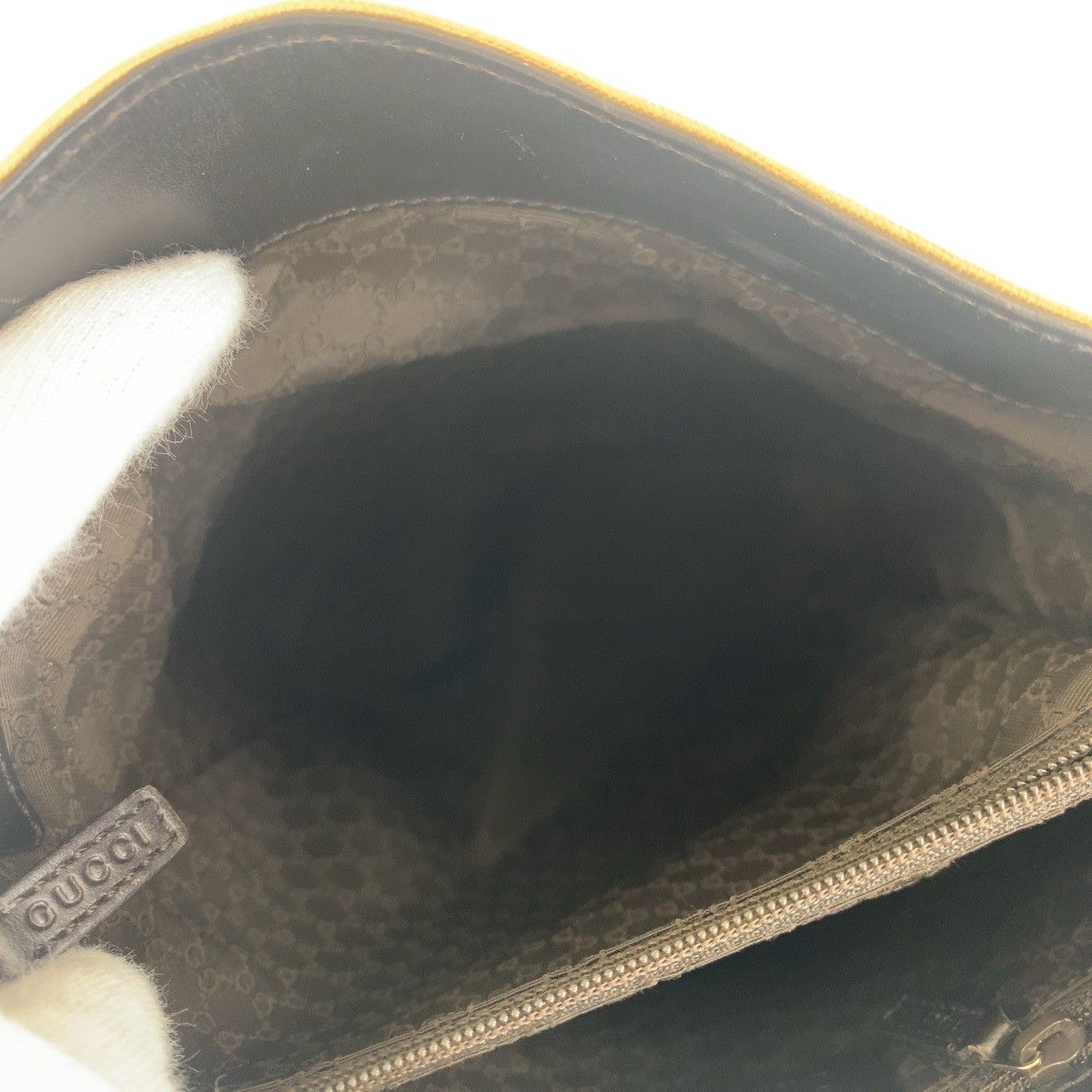Gucci Gucci Gucci Sherry Line Canvas/Leather Shoulder Bag Textile Shoulder Bag 001 4286 DUTY FREE for USA Size ONE SIZE - 8 Thumbnail