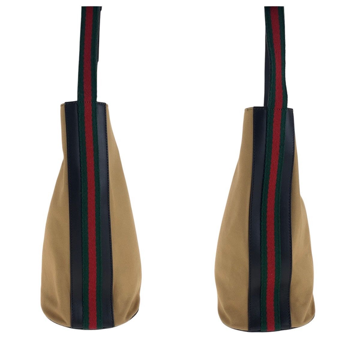 Gucci Gucci Gucci Sherry Line Canvas/Leather Shoulder Bag Textile Shoulder Bag 001 4286 DUTY FREE for USA Size ONE SIZE - 7 Thumbnail
