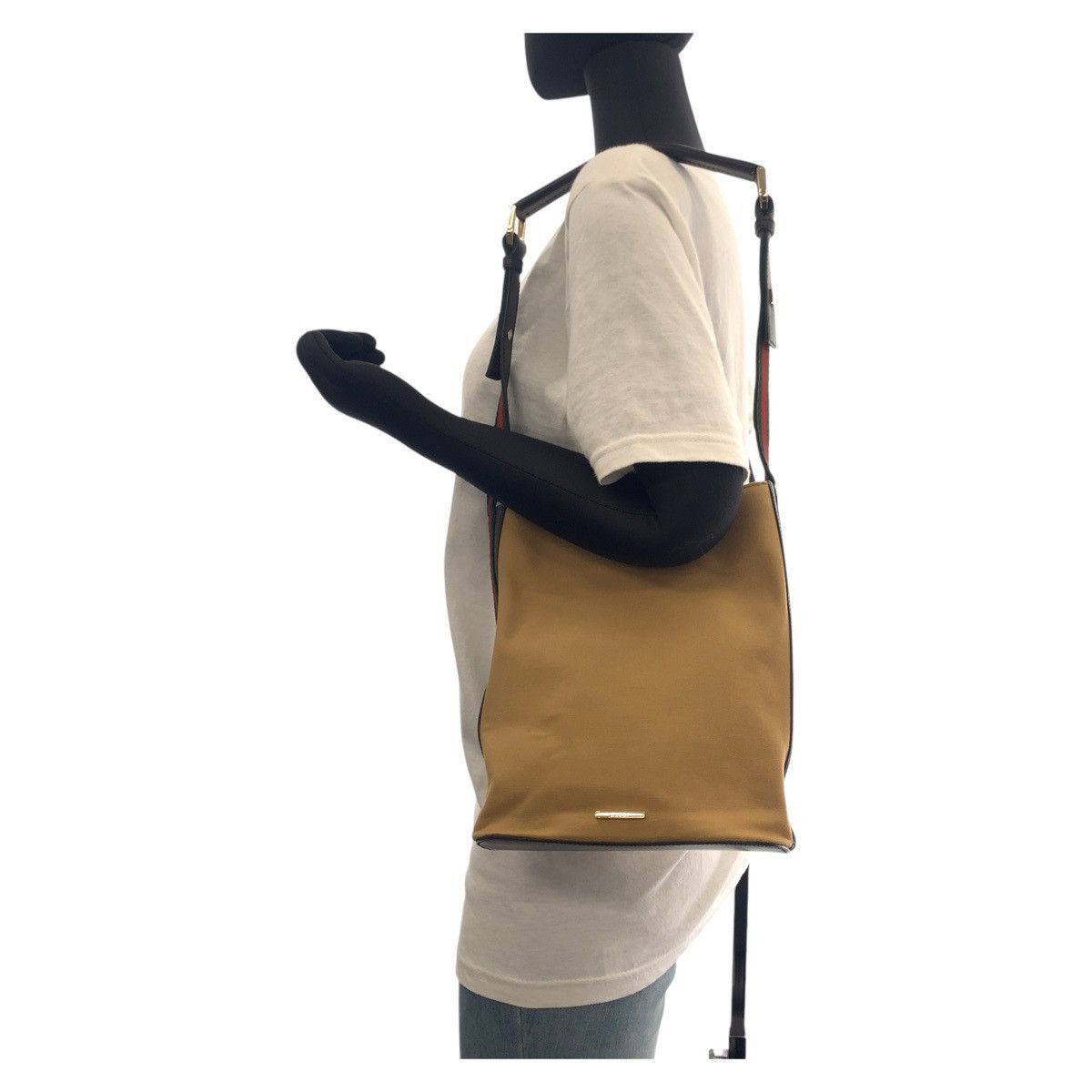 Gucci Gucci Gucci Sherry Line Canvas/Leather Shoulder Bag Textile Shoulder Bag 001 4286 DUTY FREE for USA Size ONE SIZE - 6 Thumbnail
