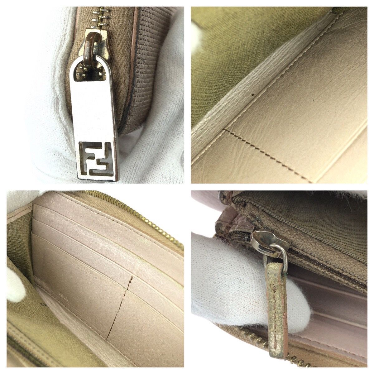 Fendi Fendi Fendi Leather Long Zip Wallet Leather Long Wallet 8M0024 DUTY FREE for USA Size ONE SIZE - 7 Thumbnail
