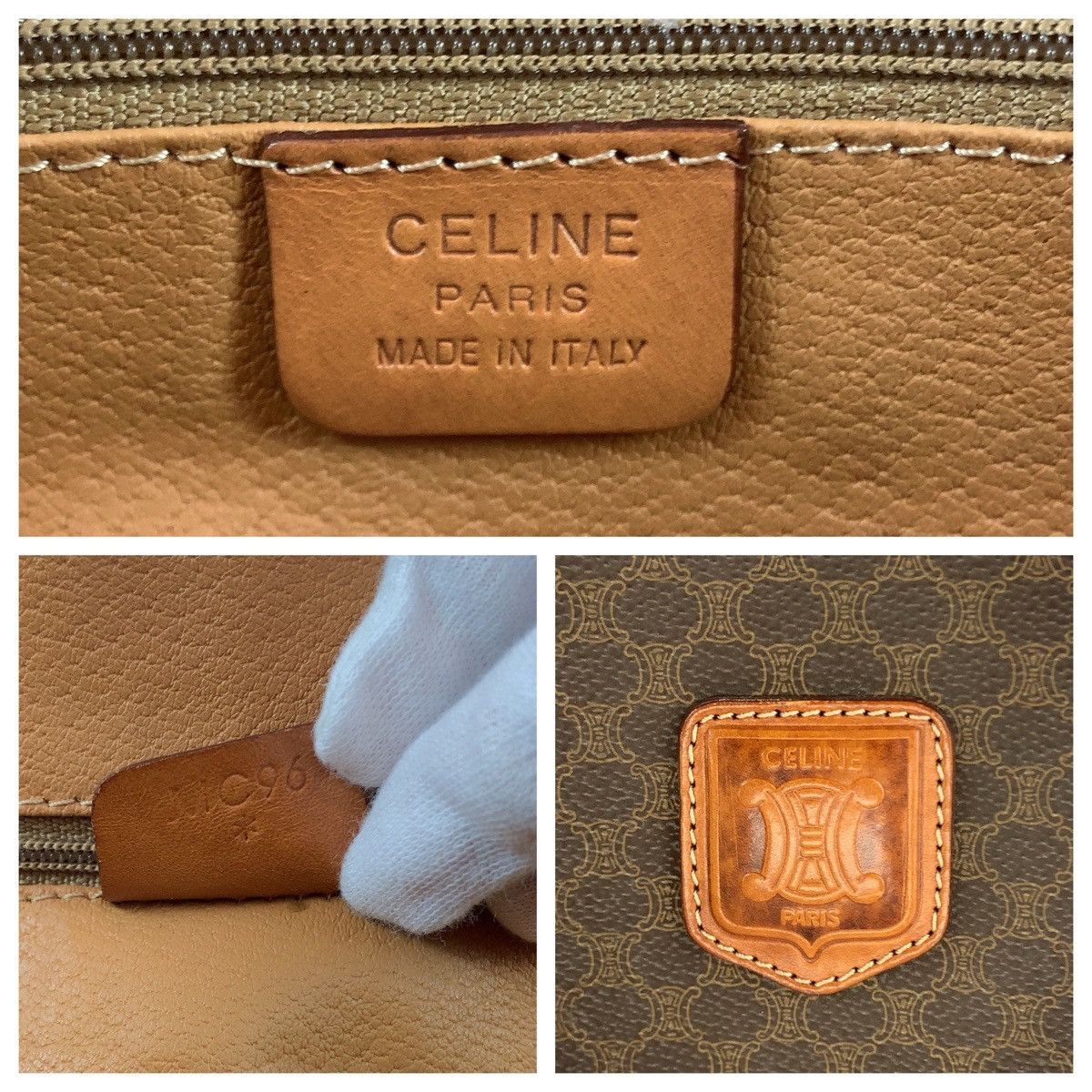 Celine Celine Macadam PVC Handbag Plastic / Synthetic Handbag MC96 DUTY FREE for USA