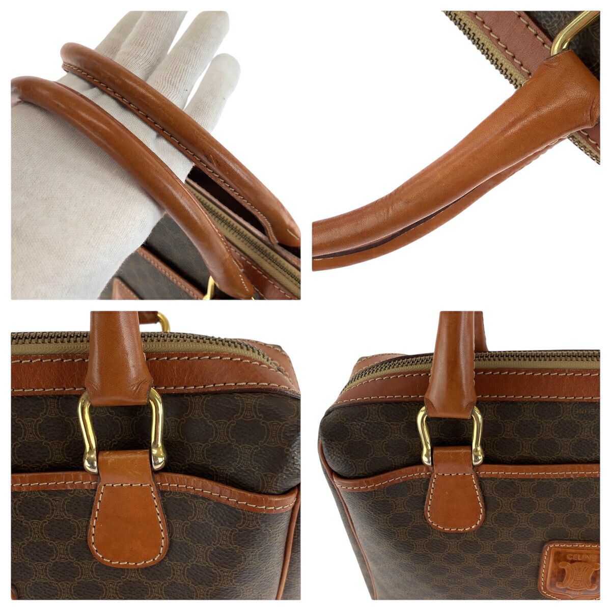 Celine Celine Macadam PVC Handbag Plastic / Synthetic Handbag MC96 DUTY FREE for USA
