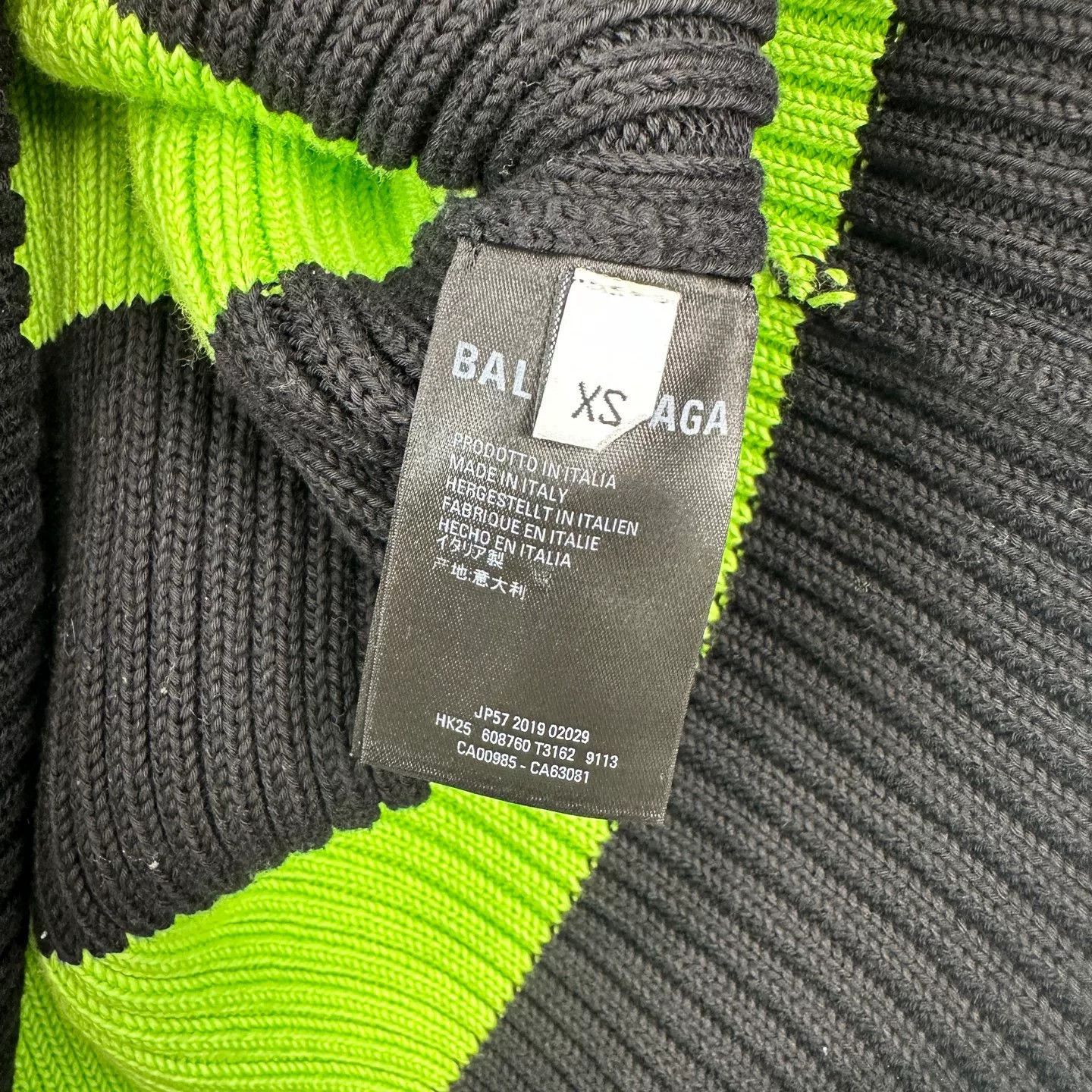 Balenciaga Balenciaga Logo Knitted Sweater XS Size Size XS / US 0-2 / IT 36-38 - 5 Thumbnail