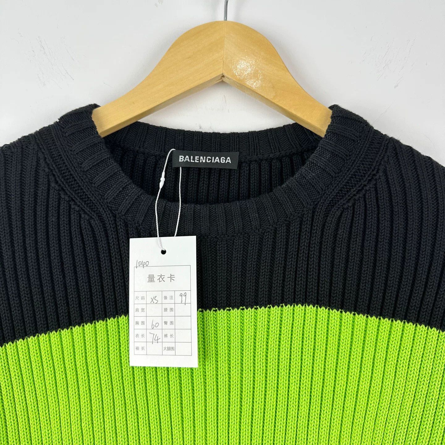 Balenciaga Balenciaga Logo Knitted Sweater XS Size Size XS / US 0-2 / IT 36-38 - 3 Thumbnail