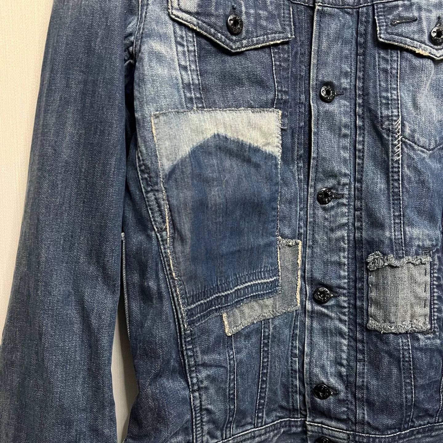 Diesel Diesel Denim Jacket with Patches Size L Size US L / EU 52-54 / 3 - 4 Thumbnail