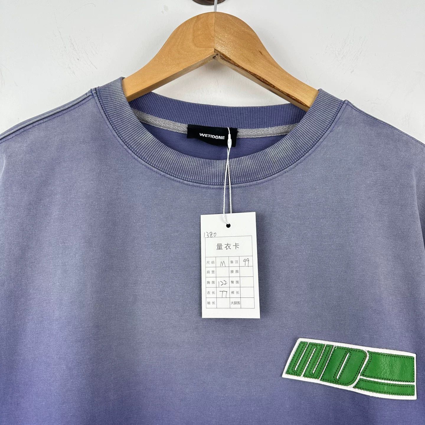 WE11DONE WE11DONE Vintage Gradient Short Sleeve Tee Size US L / EU 52-54 / 3 - 3 Thumbnail