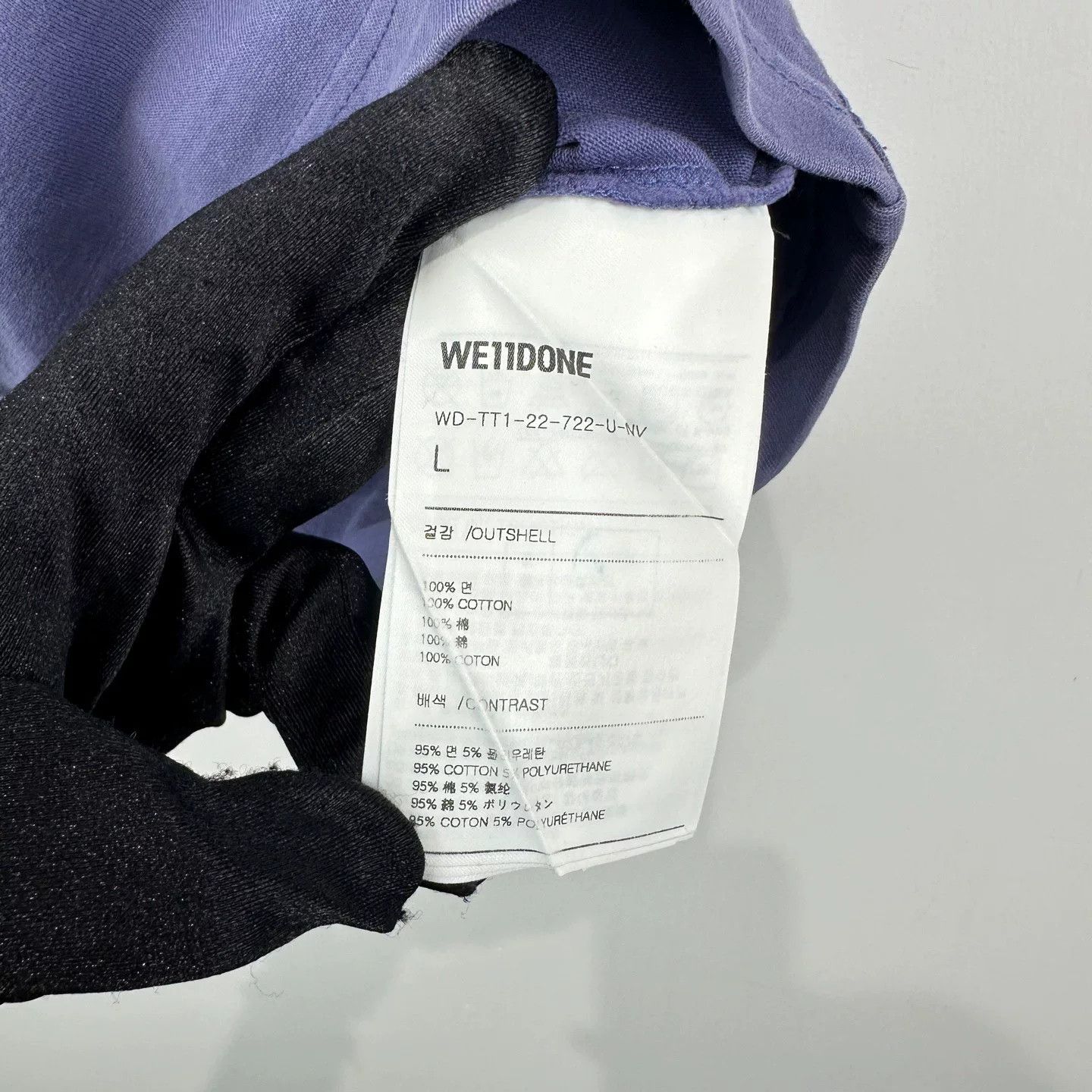 WE11DONE WE11DONE Vintage Gradient Short Sleeve Tee Size US L / EU 52-54 / 3 - 5 Thumbnail