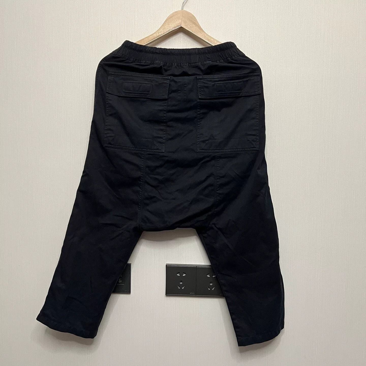 Rick Owens Rick Owens Seven-Point Drop Crotch Pants Size US 26 / EU 42 - 2 Thumbnail