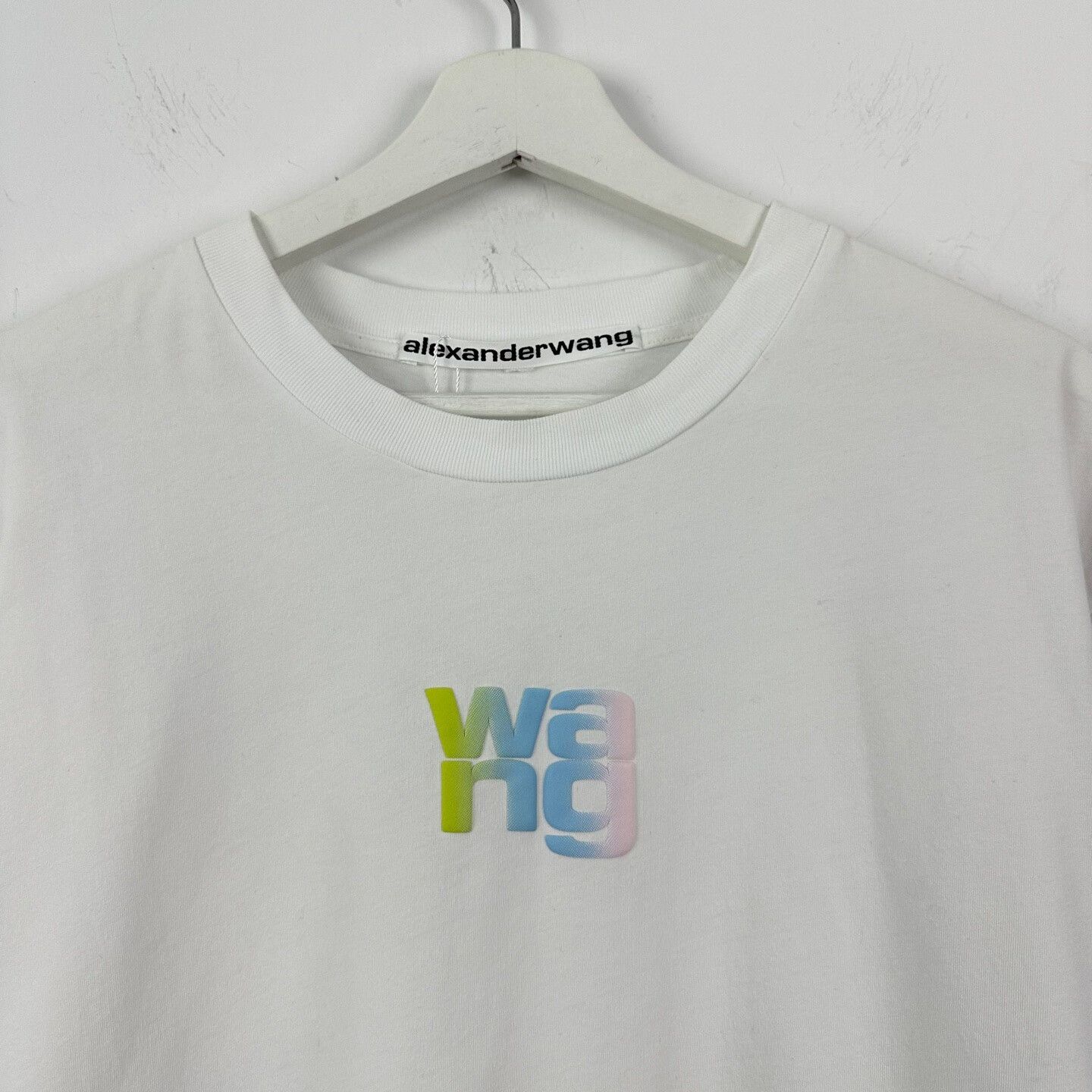 Alexander Wang Alexander Wang Gradient Logo Short Sleeve Tee Size US M / EU 48-50 / 2 - 4 Thumbnail