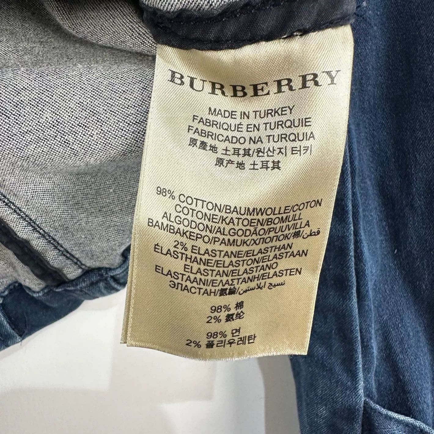Burberry Burberry Denim Jacket in Excellent Condition Size US M / EU 48-50 / 2 - 5 Thumbnail